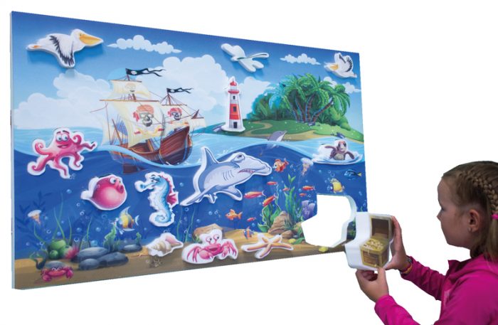 Didactino Schallfresser Steckbild Meer 100 × 60 cm – Bild 3