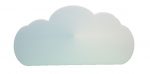Didactino Schallfresser Wolke Himmelblau 60 × 30 cm