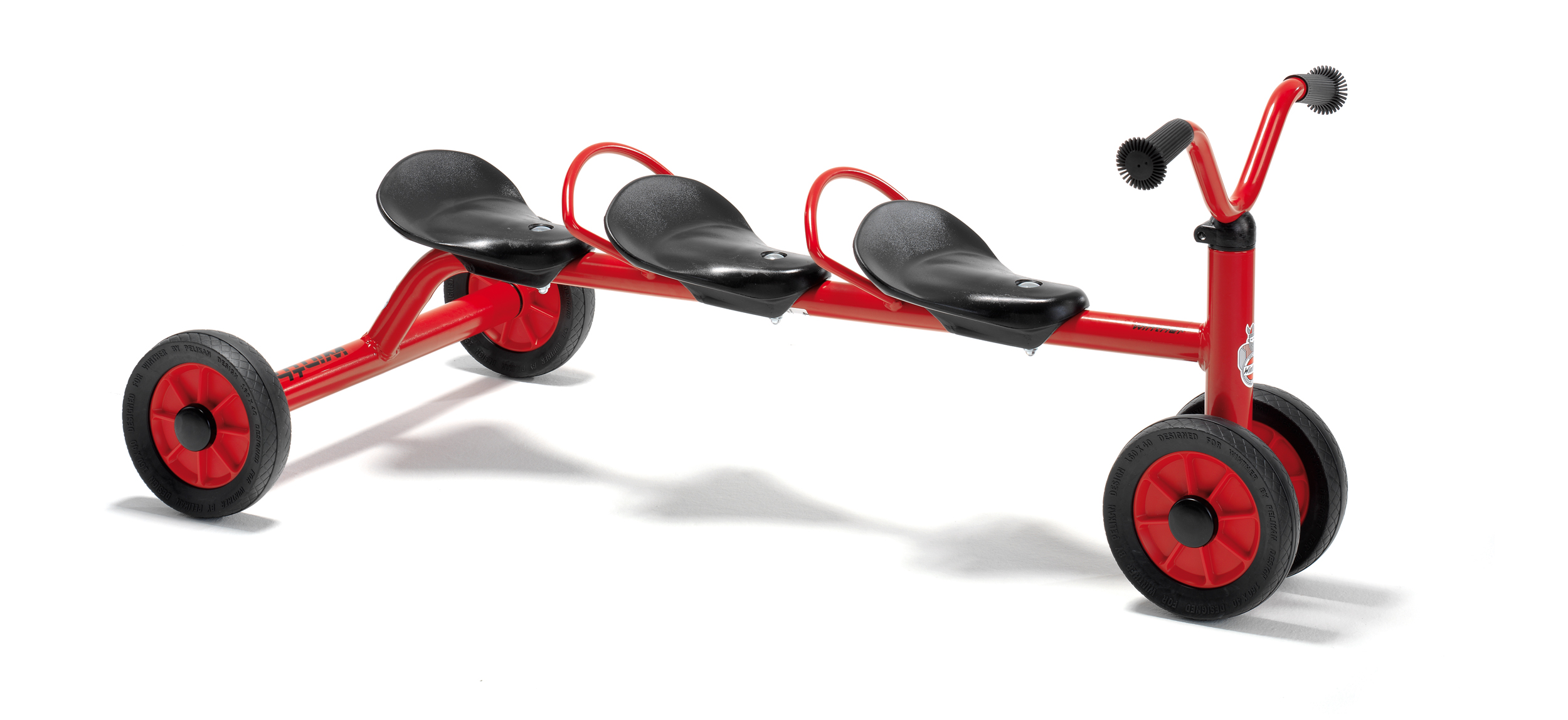 8600439.jpg Winther MINI VIKING Rutsch Dreirad für drei – Bild 1