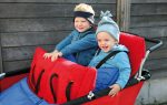 Jakobs Fußsack für Standard Turtle Kinderbus – 2 Sitzplätze
