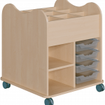 Bastelwagen "Kreativo" mit 8 ErgoTray Boxen