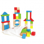 Bunte Holzbausteine