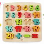 Zahlen-Puzzle mit Rechensymbolen