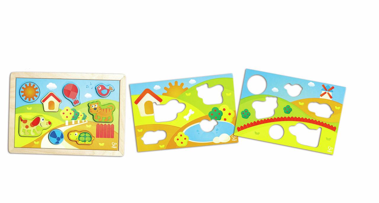 E1601_1.png Pepe & Friends Sonnental-Puzzle 3-in-1 – Bild 1