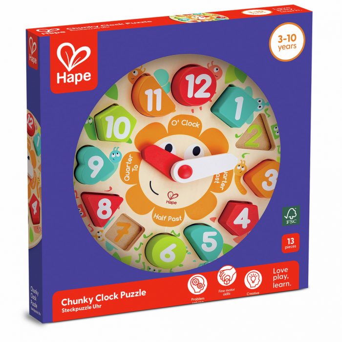Steckpuzzle Uhr – Bild 2