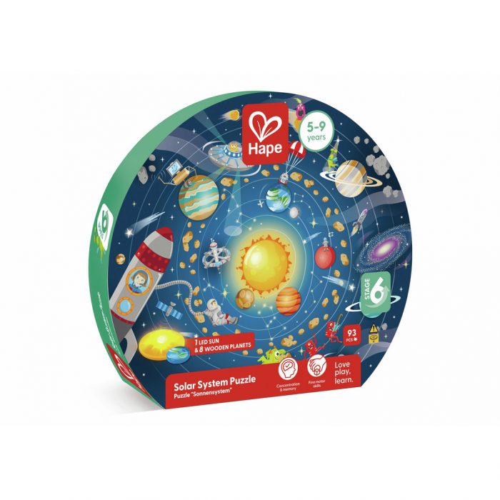 Sonnensystem-Puzzle mit LED-Sonne – Bild 2