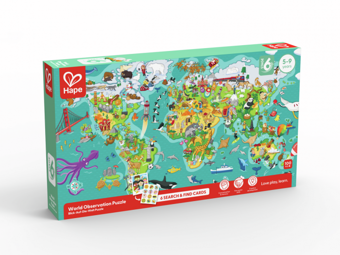 2-in-1-Weltreise-Puzzle & Spiel – Bild 2