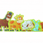 Zahlen- & Farmtiere-Puzzle