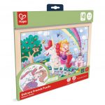 Einhorn-Puzzle mit Gestaltungsrückseite – Bild 2
