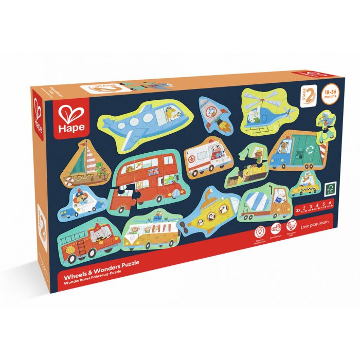 Fahrzeug-Puzzle-Set – Bild 2