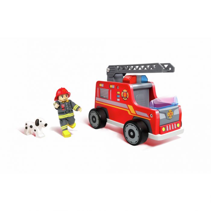 Feuerwehr-Trupp mit Leiter – Bild 3