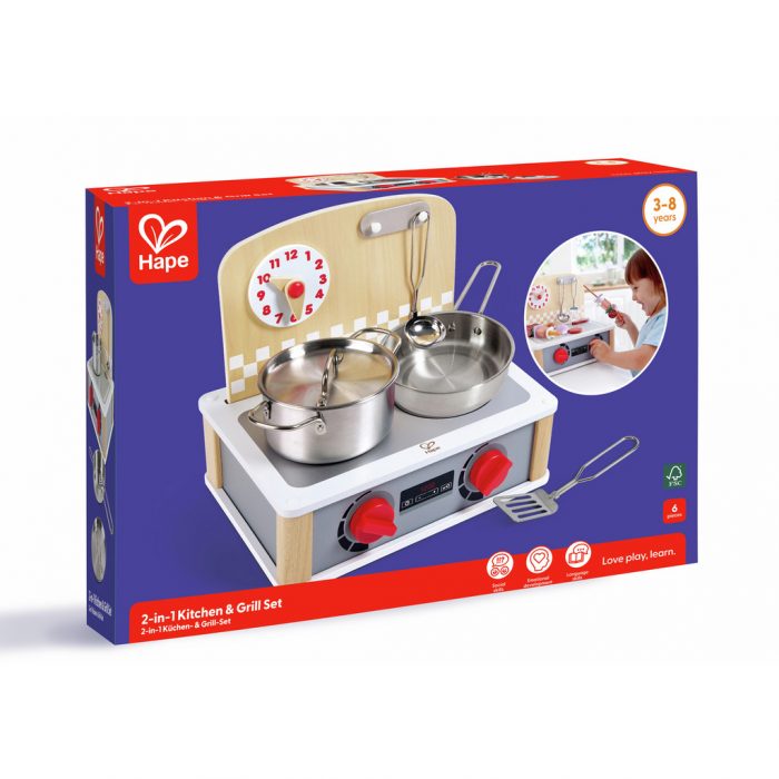 2-in-1 Küchen- & Grill-Set – Bild 2