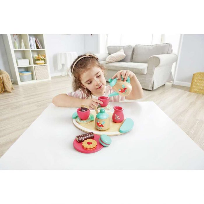 Kinder-Teeservice aus Holz – Bild 3