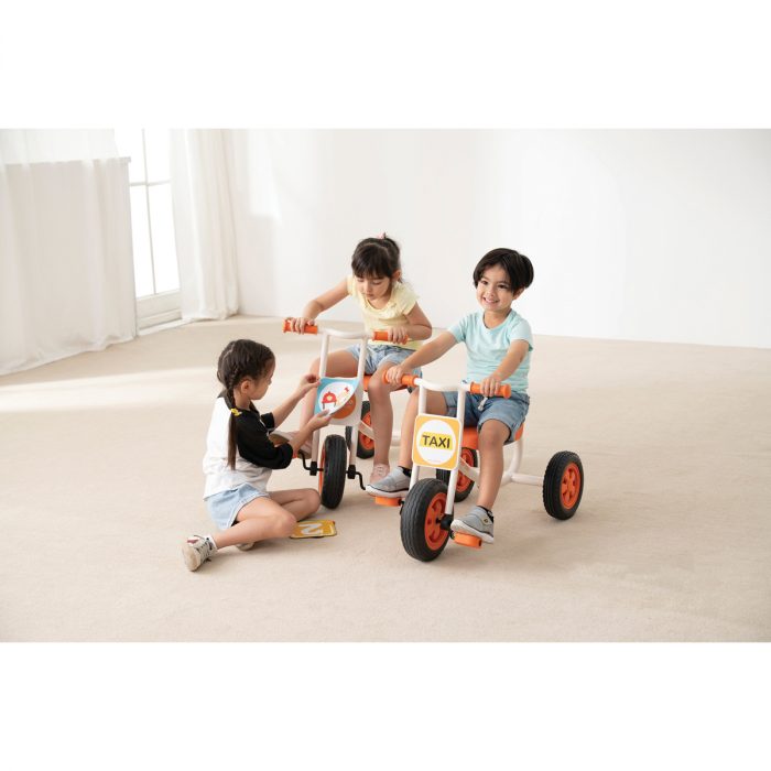 Edusante Rollenspiel-Schilder für Fahrzeuge – 6er-Set – Bild 2