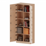 Schließfachschrank, 5 Ordnerhöhen - Serie evo180