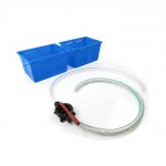 Pumpe mit Schlauch + 2 Wasserboxen, je 30 l