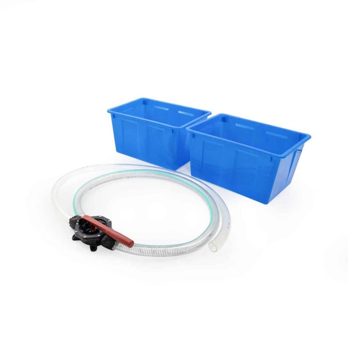 Pumpe mit Schlauch + 2 Wasserboxen, je 30 l – Bild 3