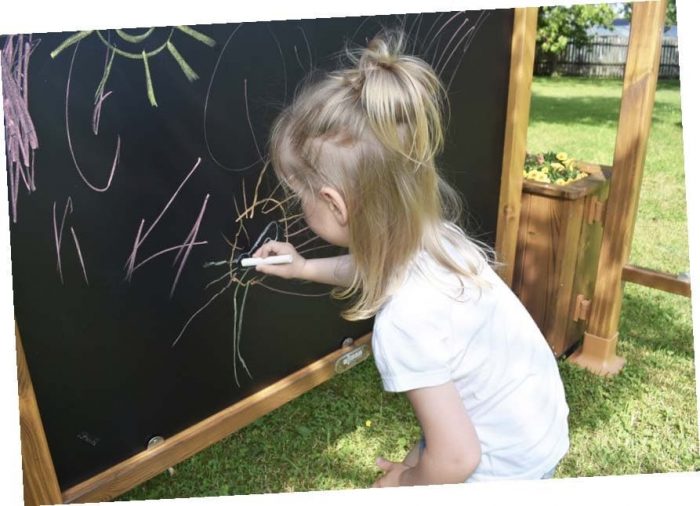 Outdoor-Kreidetafel mit 4 Standfüßen – Bild 2