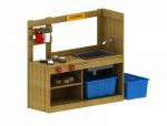 Outdoor-Spielküche mit Pumpe