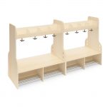 Doppel-Garderobe, 16 Plätze