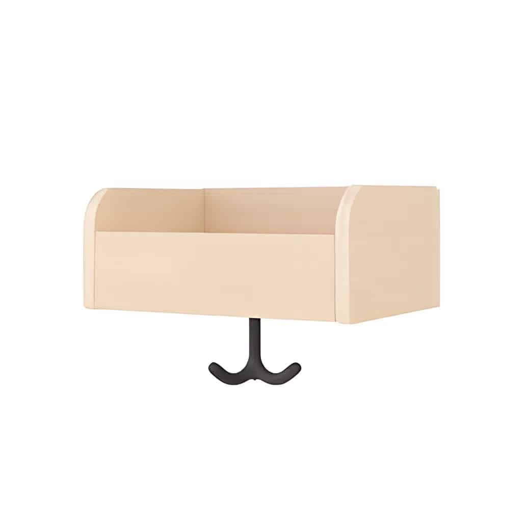 KB1-DG25055-30-F.jpg Garderobenablage mit Fächern und Haken – Bild 1