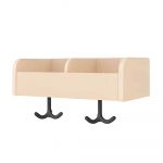 Garderobenablage mit Fächern und Haken – Bild 3