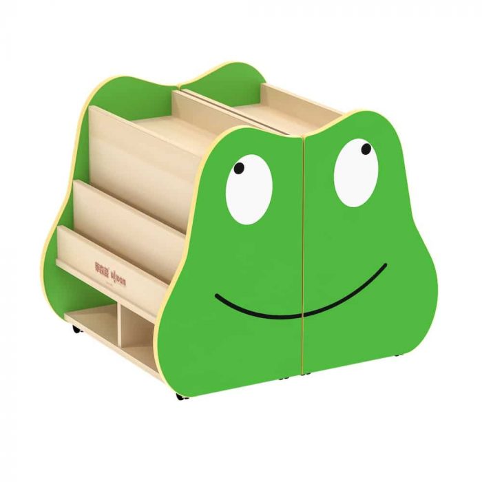 Bücherkiste Frosch, fahr- und klappbar – Bild 3