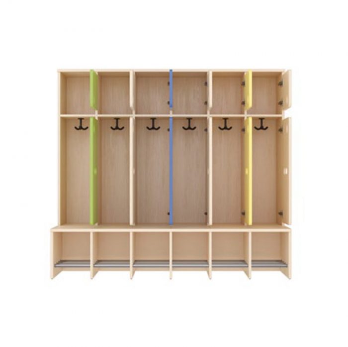 Komplett-Garderobe – 2–6 Plätze, Sitzhöhe wählbar – Bild 3