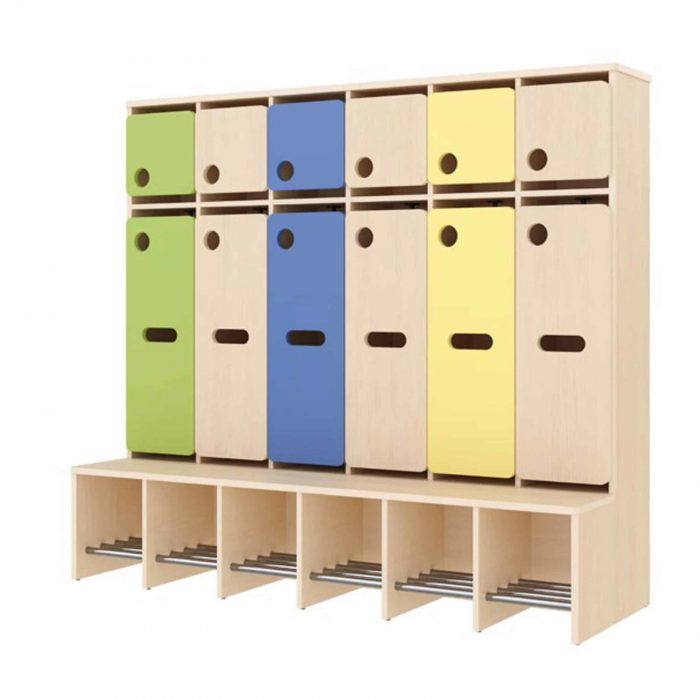 Komplett-Garderobe – 2–6 Plätze, Sitzhöhe wählbar – Bild 2