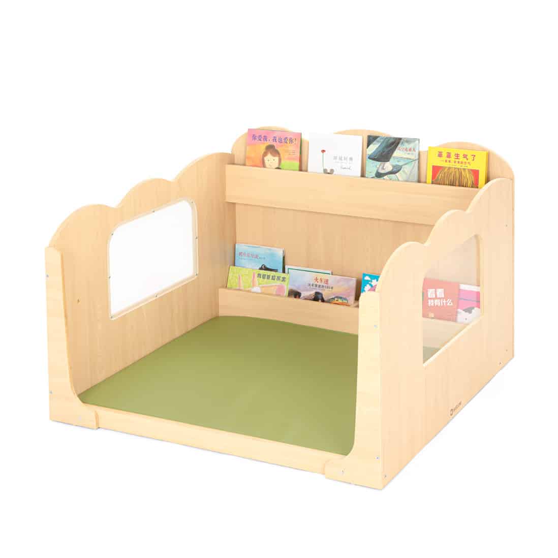 Lese-und-Kuschelecke-mit-Buecherregal.jpg Lese- und Kuschelecke mit Bücherregal – Bild 1