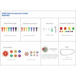 STEM Wand Zubehör-Set mit Steckern, Schrauben und Zahnrädern