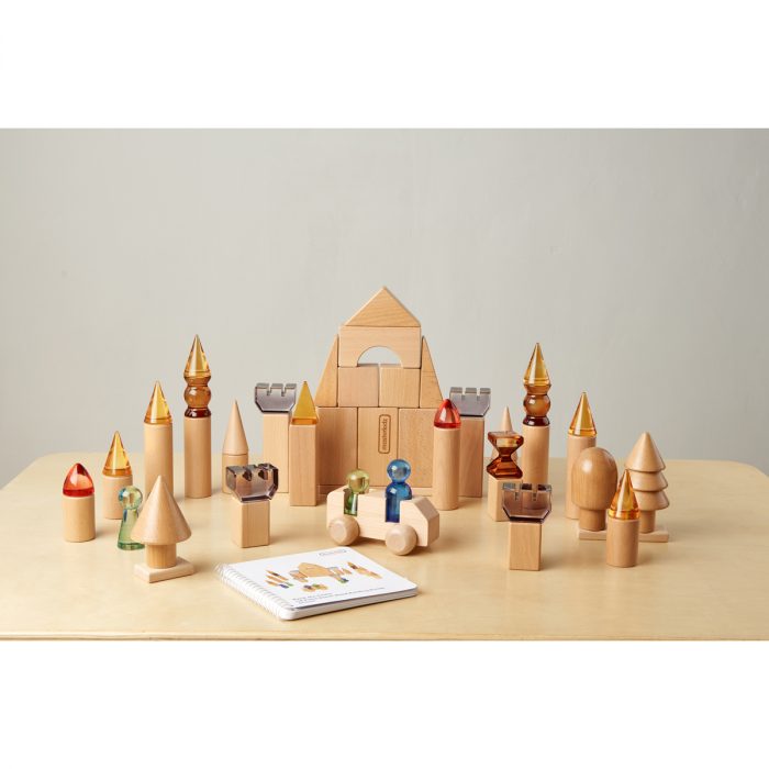 Build-My-Castle 119 Teile Transparent Acryl Holz – Bild 2