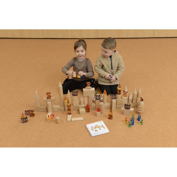 Build-My-Castle 119 Teile Transparent Acryl Holz – Bild 3