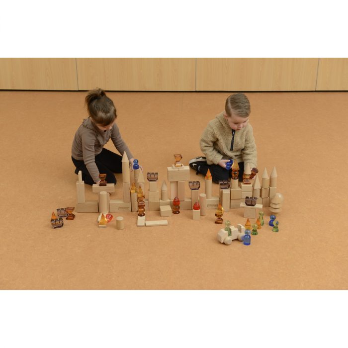 Build-My-Castle 119 Teile Transparent Acryl Holz – Bild 5