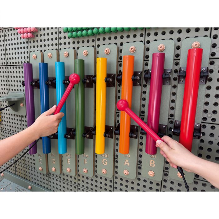 STEM Wand Glockenspiel mit 8 Klangstäben – Bild 2