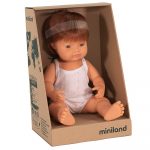 Puppe Junge rothaarig 38 cm