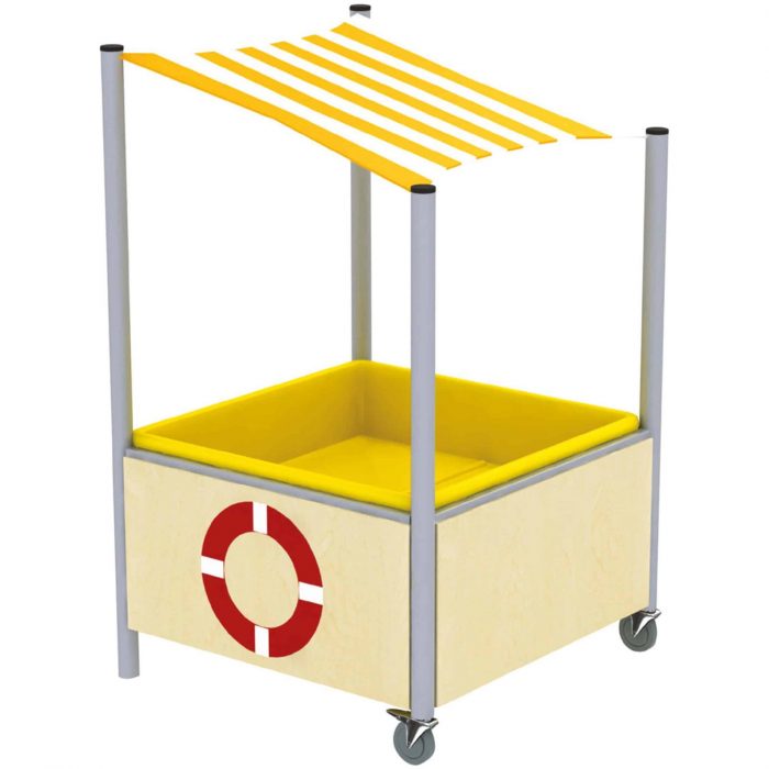 Mobiler Matschtisch, quadratisch – Bild 2