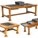 Outdoor Sand- und Wassertische, 3er Set
