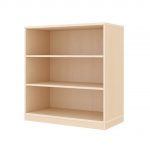 Regalschrank 79-80 mit 3 Fächern – Unterbau wählbar