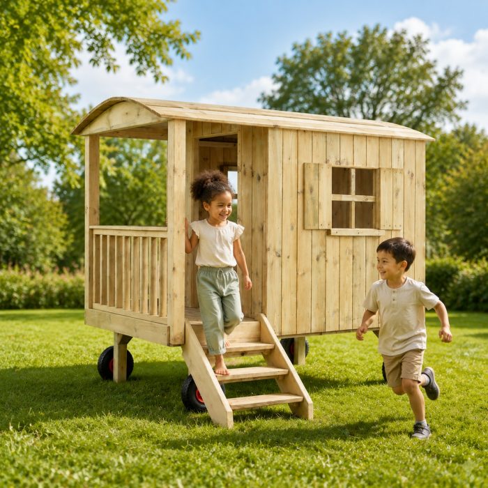 Zirkuswagen aus Massivholz – Bild 2