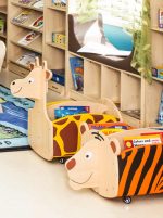 Bücherkiste Tiger, fahrbar – Bild 3