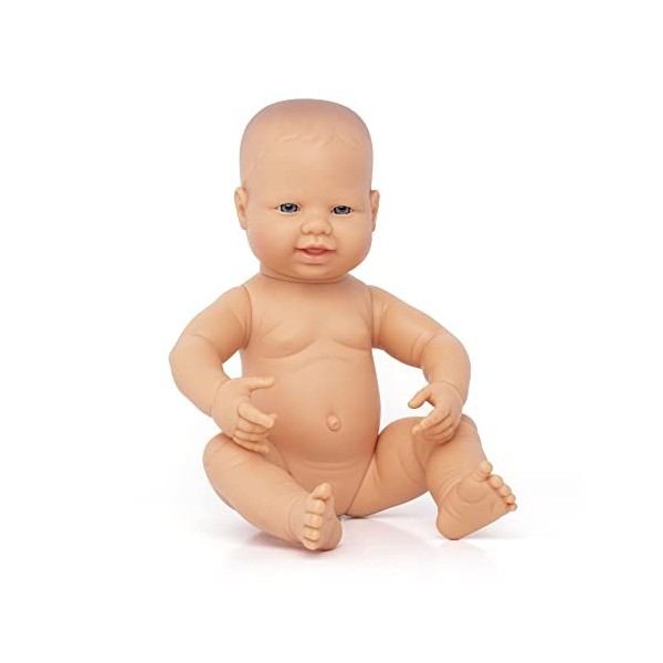 miniland-miniland31002-40-cm-pour-nouveau-ne-petite-fille-europe-sans-sous-vetements-amz-b004mtqiu6.jpg Babypuppe Mädchen hellhäutig 40 cm – Bild 1