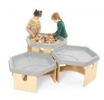 Spieltische „Owlaf“, 3er Set