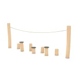 Balancierparcours ROBINIA mit Seil