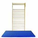 Sprossenwand mit 15 Rundsprossen, 215 × 100 cm – Bild 2