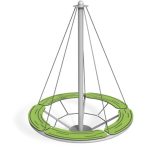 Kettenkarussell (Silbergrau & Limette)