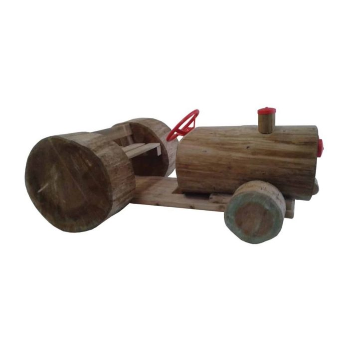 Traktor Bulldog aus Kiefernholz – Bild 2
