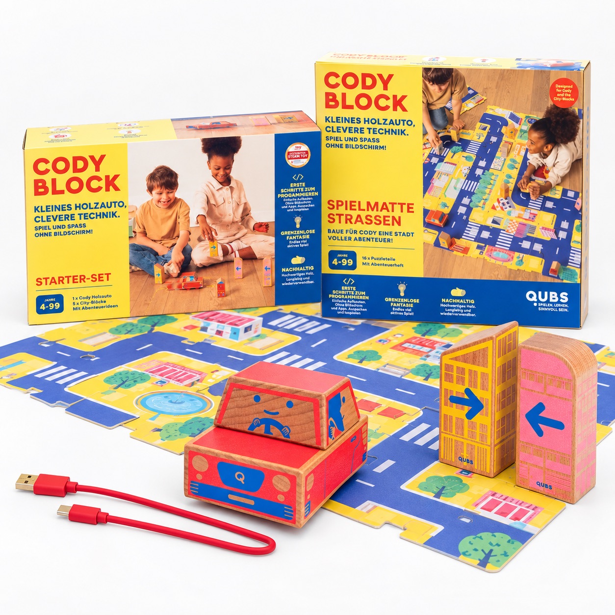Cody kita Set inkl. Straßen QUBS Cody Kita Set + Straßen – Bild 1