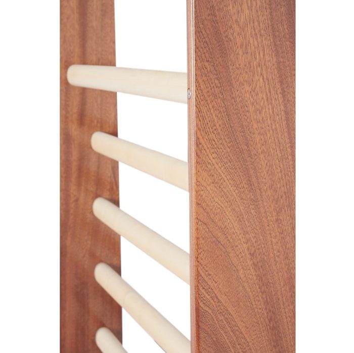 Sprossenwand Exklusiv mit ovalen Sprossen – Holzart wählbar – Bild 3