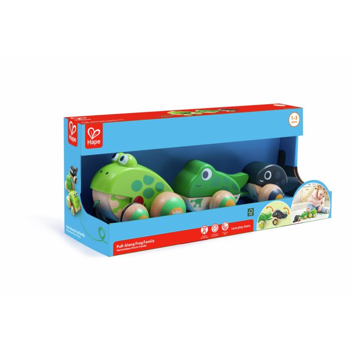 Nachziehbare Frosch-Familie – Bild 2
